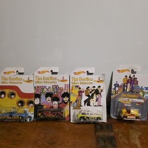 The Beatles Yellow Submarine Toy Car Set